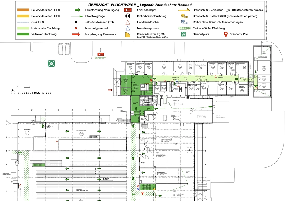 Industriebauten - Machbarkeit, Brandschutz, Analysen, Kanalisation